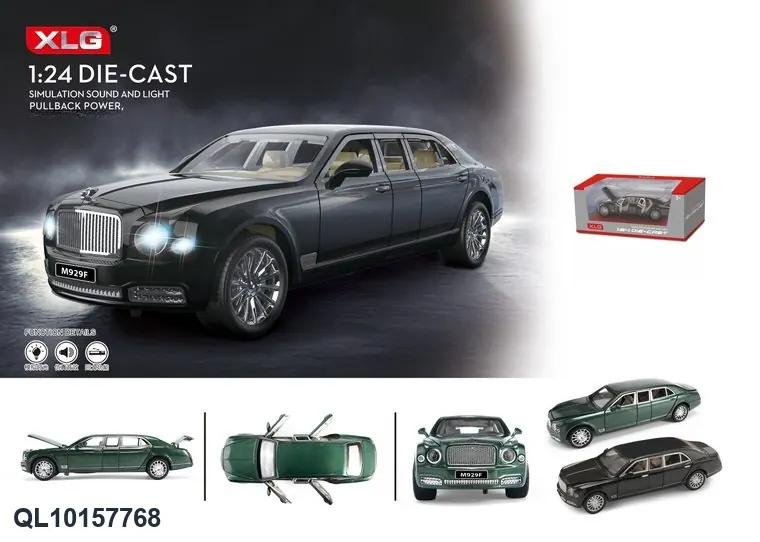 Bentley Mulsan Extended Version (6-seater) 2:24 Minutes Window Box wholesale from Qili Toys