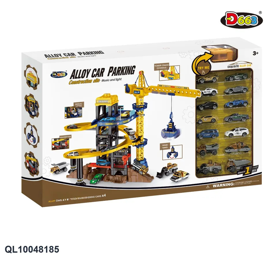 Construction Engineering Parking Lot Color Box wholesale from Qili Toys