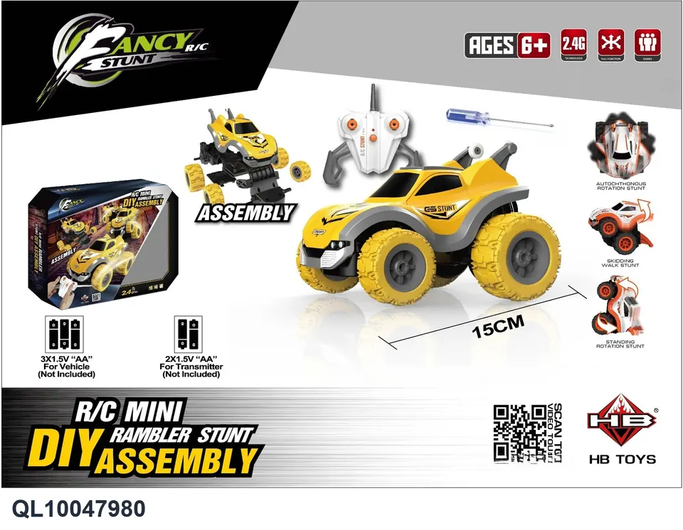 DIY Assembly-1:26 Mini Stand Up Stunt Car Gift Box Gift Box wholesale from Qili Toys