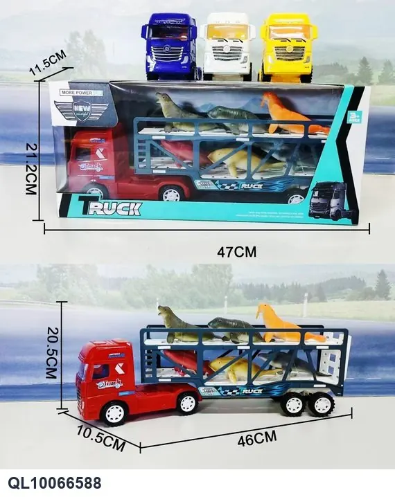 Double-Deck Trailer Truck Window Box wholesale from Qili Toys