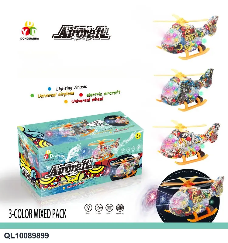Electric + Light Aircraft Color Box wholesale from Qili Toys