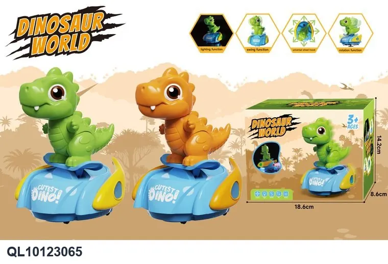 Electric Skateboard Dinosaur Car Color Box wholesale from Qili Toys