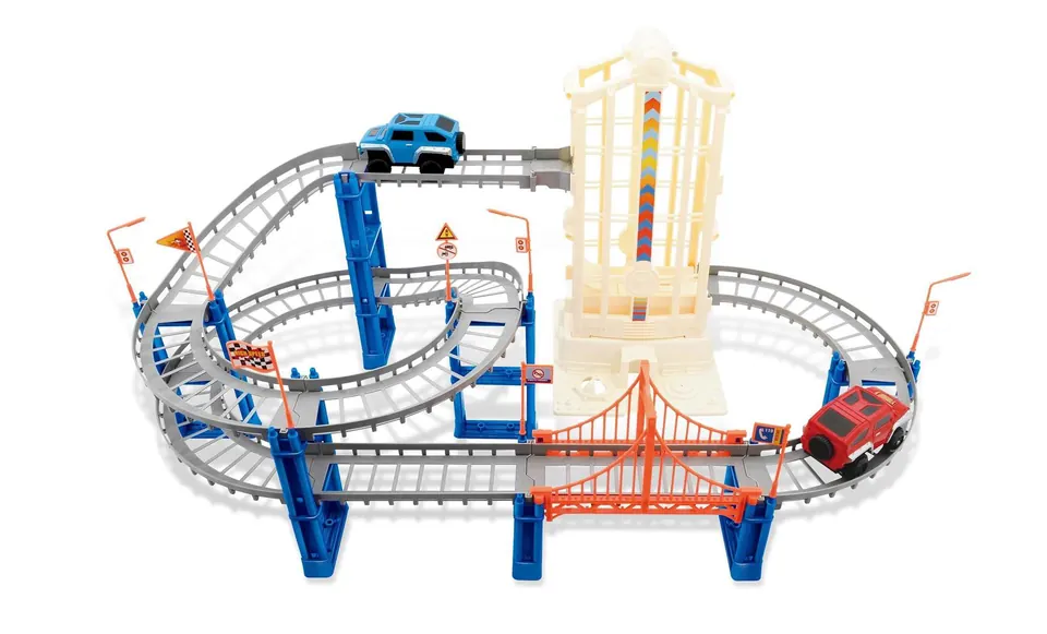 Extremely Fast Electric Rail Car Color Box wholesale from Qili Toys