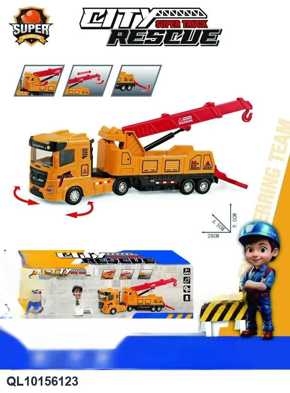 Inertia City Rescue Tow Truck ABS Color Box wholesale from Qili Toys