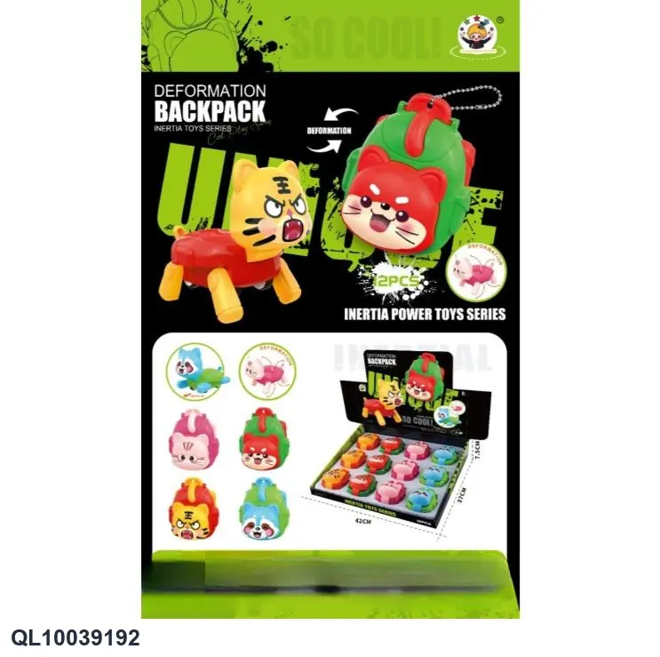 Inertia Cute Pet Transformation School Bag Display Box wholesale from Qili Toys