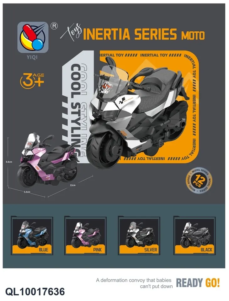 Inertia Motorcycle Display Box wholesale from Qili Toys