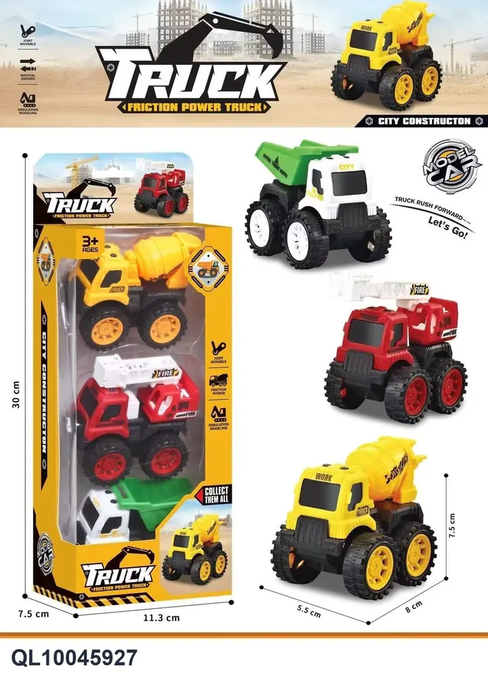 Inertial Engineering Vehicle Color Box wholesale from Qili Toys
