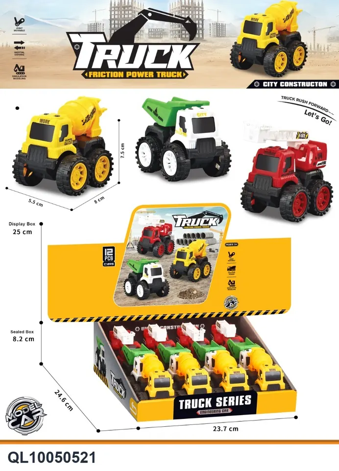 Inertial Engineering Vehicle Display Box wholesale from Qili Toys