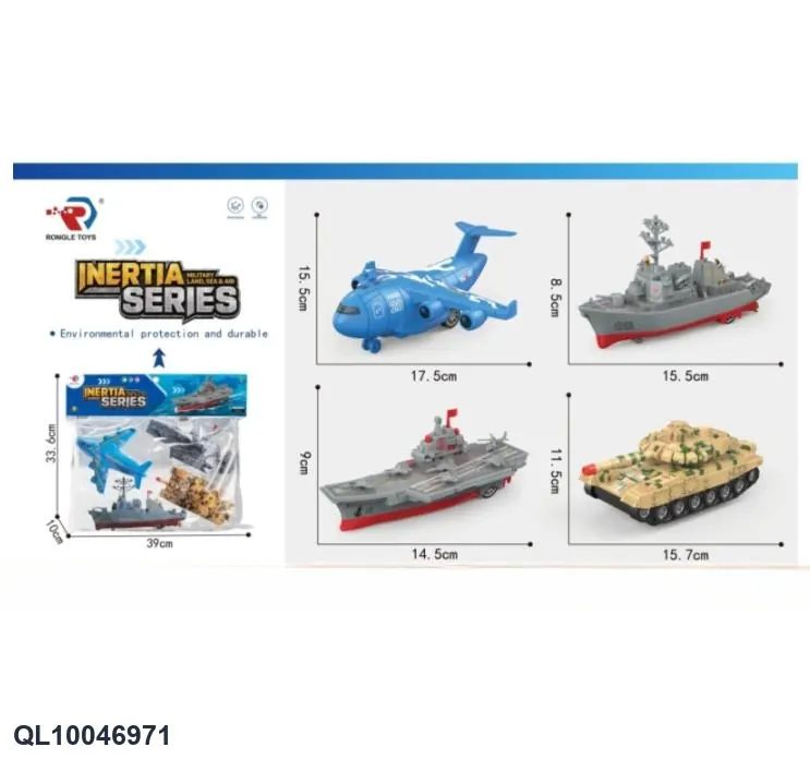 Inertial Sea, Land And Air PVC Header Bag wholesale from Qili Toys