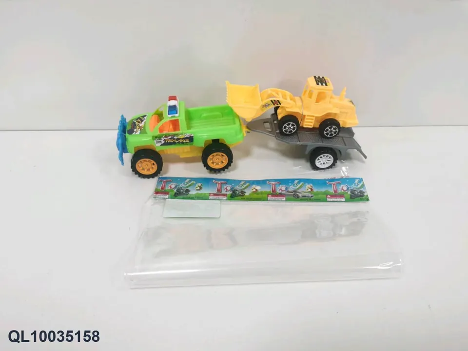 Inertial Soil-Head Tractor-Mounted Engineering Vehicle OPP Bag wholesale from Qili Toys