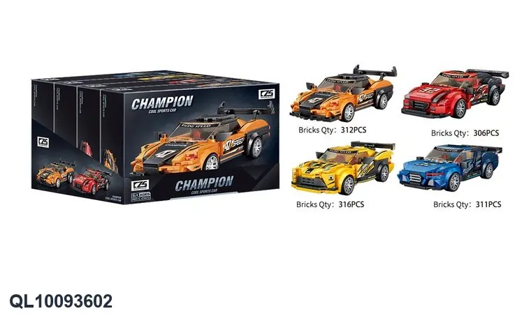 Jisu Famous Car Huili (1pdq/4 models mixed) Color Box wholesale from Qili Toys