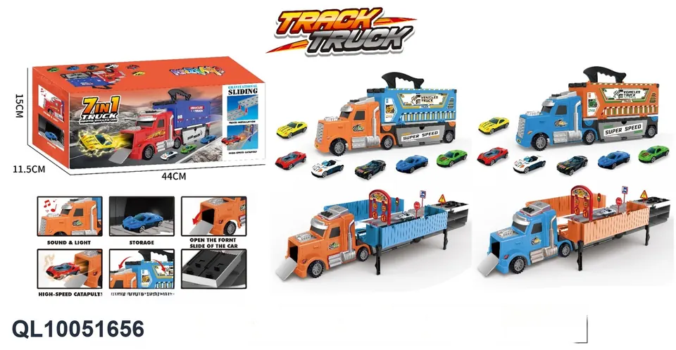 Light Music Rail Car Color Box wholesale from Qili Toys