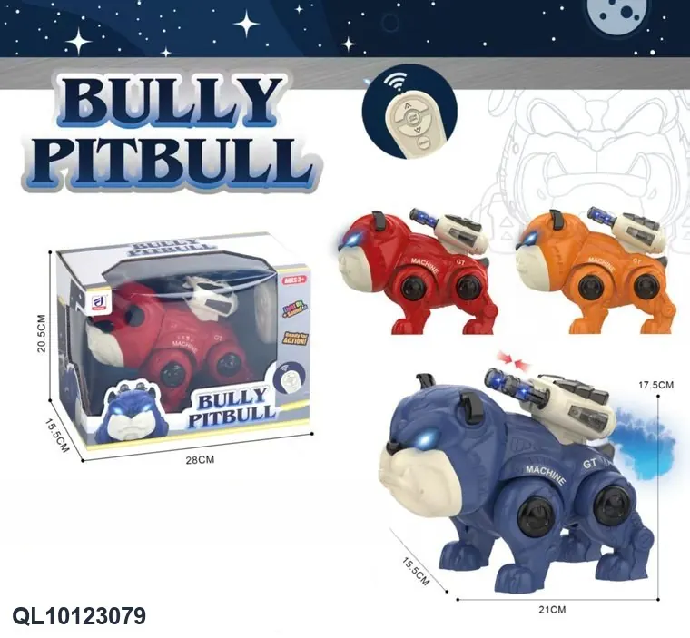 Multifunctional Remote Control Spray Robot Dog Window Box wholesale from Qili Toys