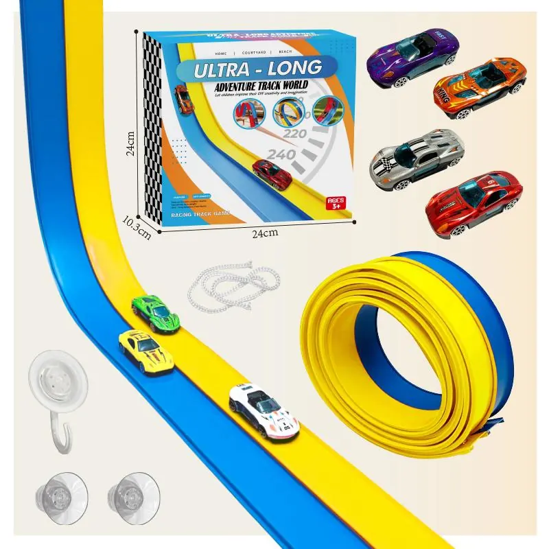 PVC Flexible Track Toy Set Color Box wholesale from Qili Toys