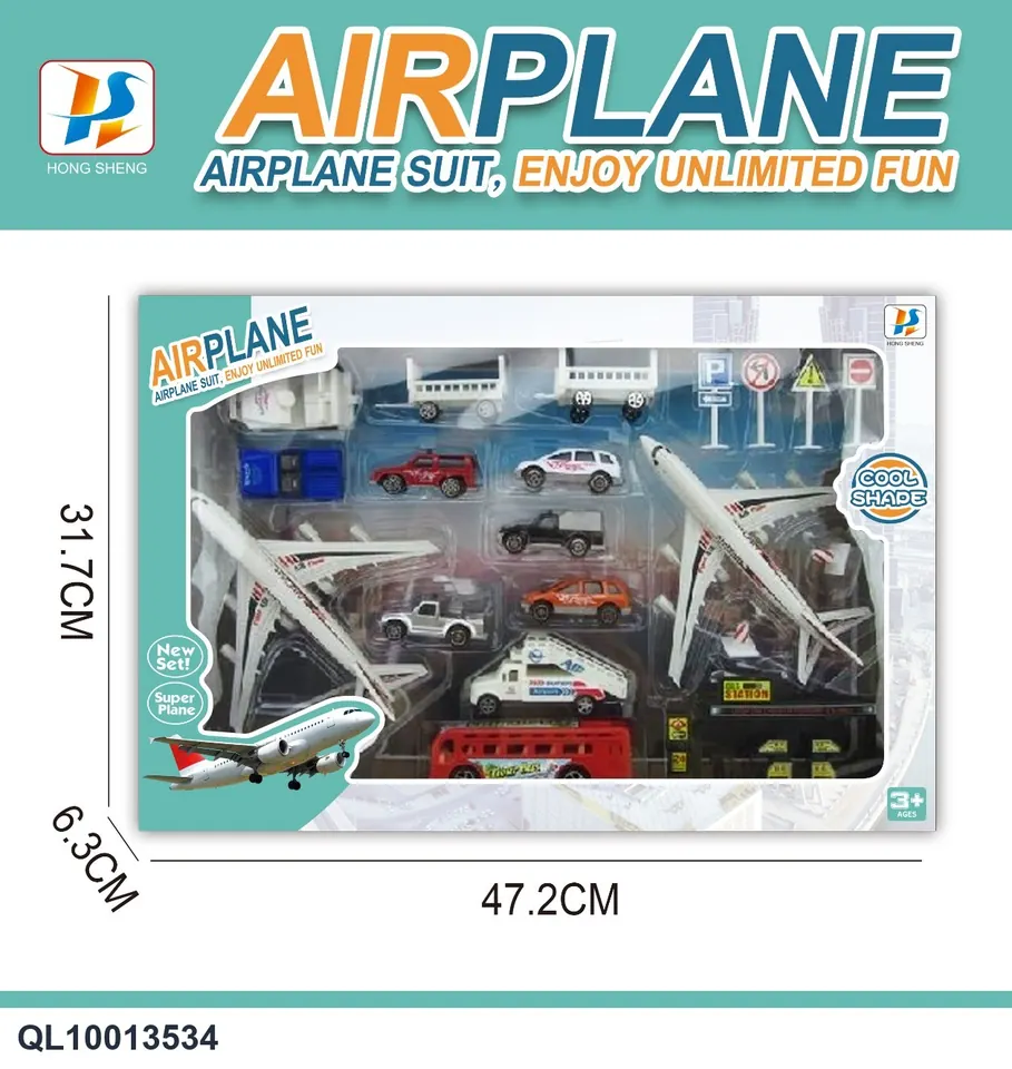 Pull Back Aircraft Suit Window Box wholesale from Qili Toys