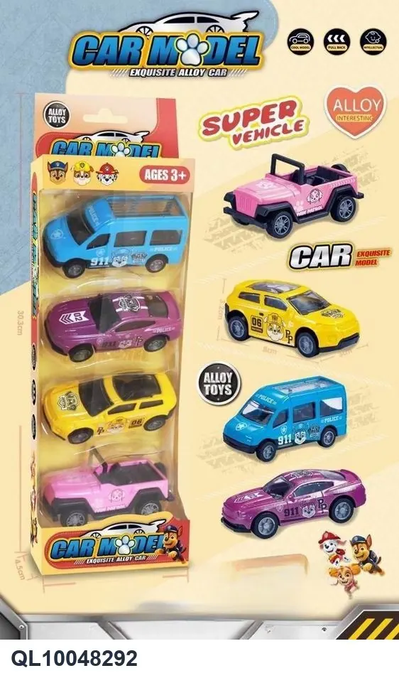 Pull Back Alloy Car Set Window Box wholesale from Qili Toys