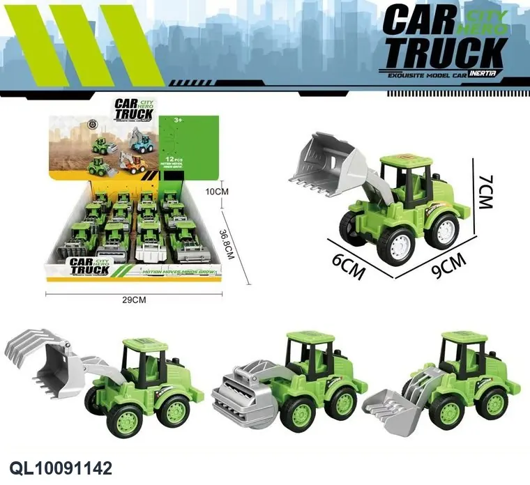 Pull Back Farmer's Cart Display Box wholesale from Qili Toys