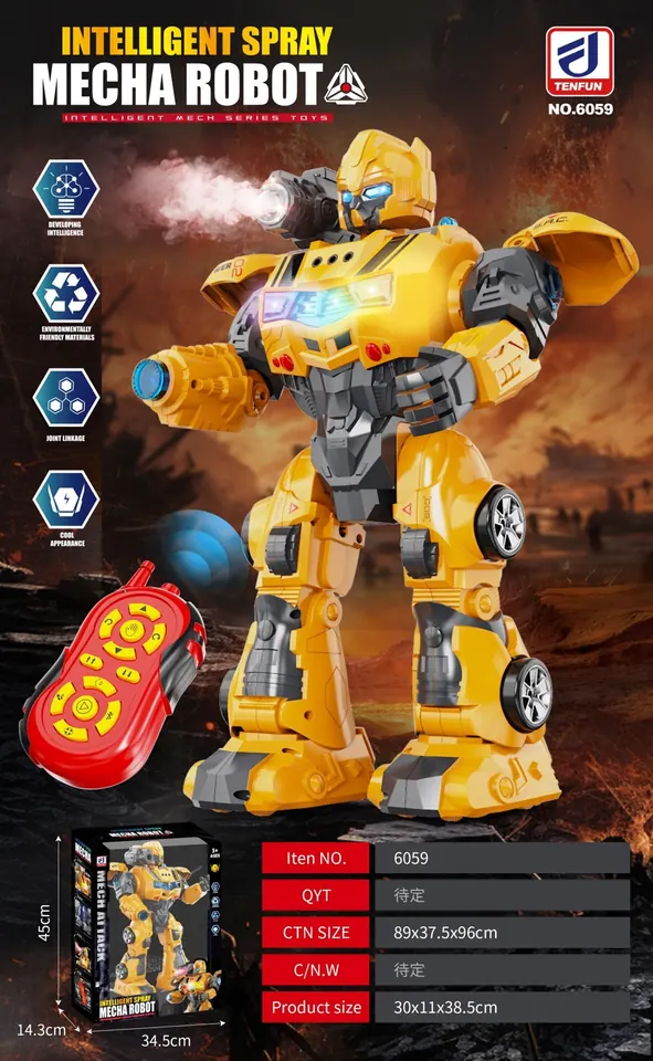 RC Smart Sensing Spray Robot Window Box wholesale from Qili Toys
