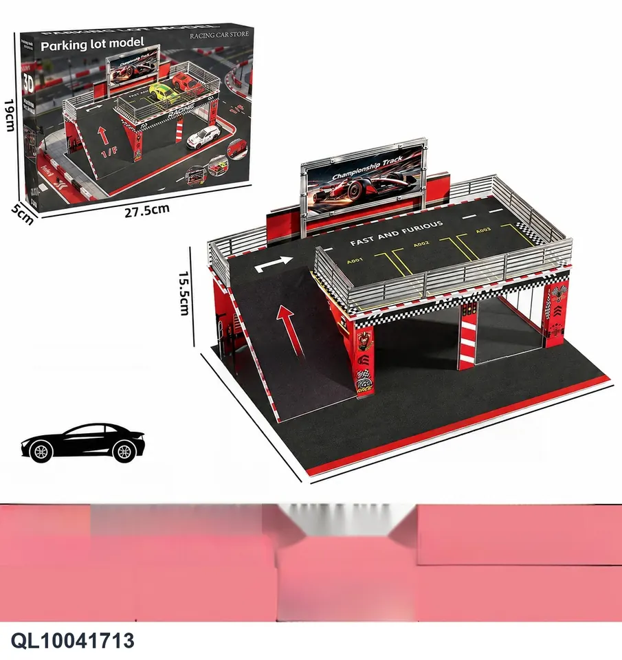 Racing Acrylic Scene Color Box wholesale from Qili Toys