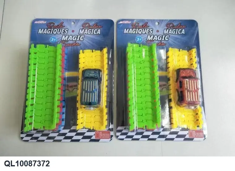 Rapid Electric Dinosaur Track Car (without flashing lights, 56 pieces, requires 1 aa battery - not included) Insert Board wholesale from Qili Toys