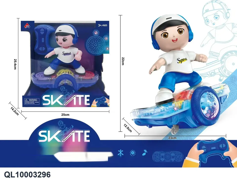 Remote Control Gear Scooter For Boys (five links with light and music) Frequency 2.4G (battery not included) Window Box wholesale from Qili Toys