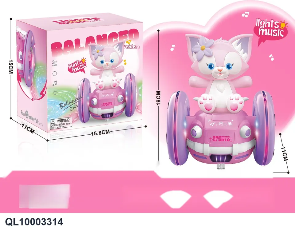 Ride Lina Bell On The Electric Colorful Lighting Big Wheel (with lights and music) Color Box wholesale from Qili Toys
