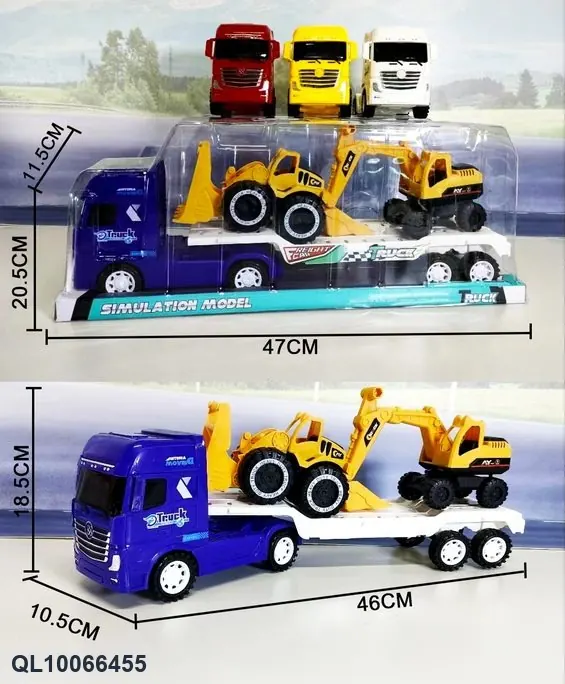 Single-Deck Trailer Truck P Cover wholesale from Qili Toys