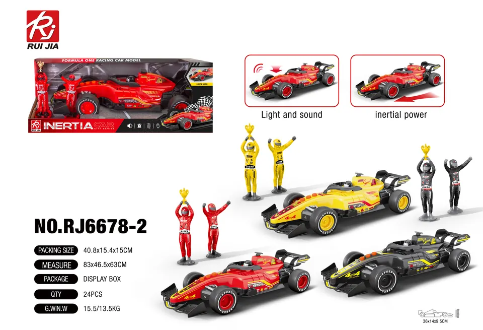 The Equation Involves A Race Car. Display Box wholesale from Qili Toys