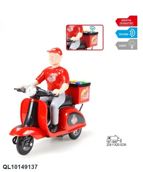 The Inertia Of A 1:16 Scale Remote-Controlled Motorcycle, Including Its Sound Effects. Display Box wholesale from Qili Toys