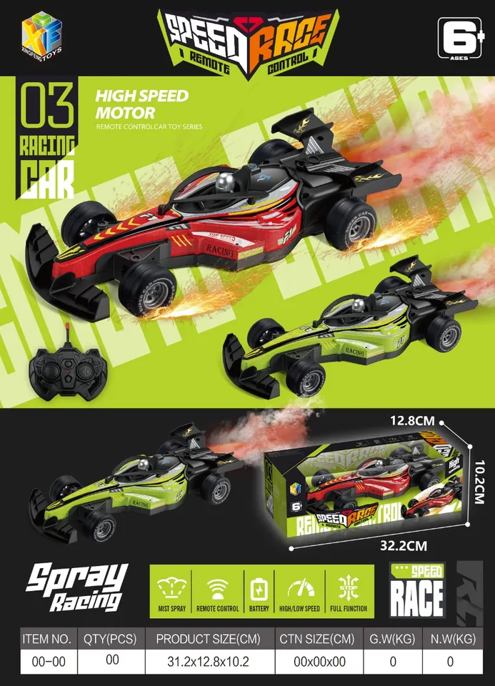(package deal): 1:16 Alloy F1 Racing Car Remote Control Car With Lights Sealed Box wholesale from Qili Toys