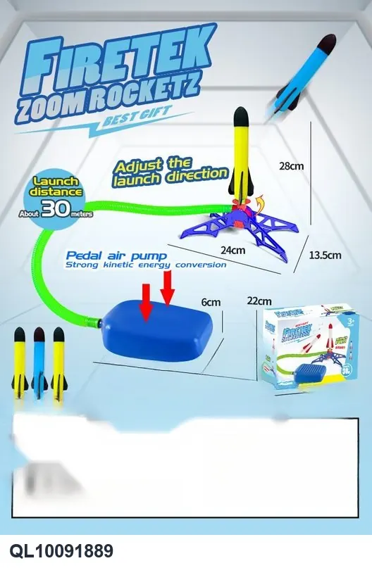 1. Launching A Rocket That Reaches Space English-Language Coloring Book wholesale from Qili Toys