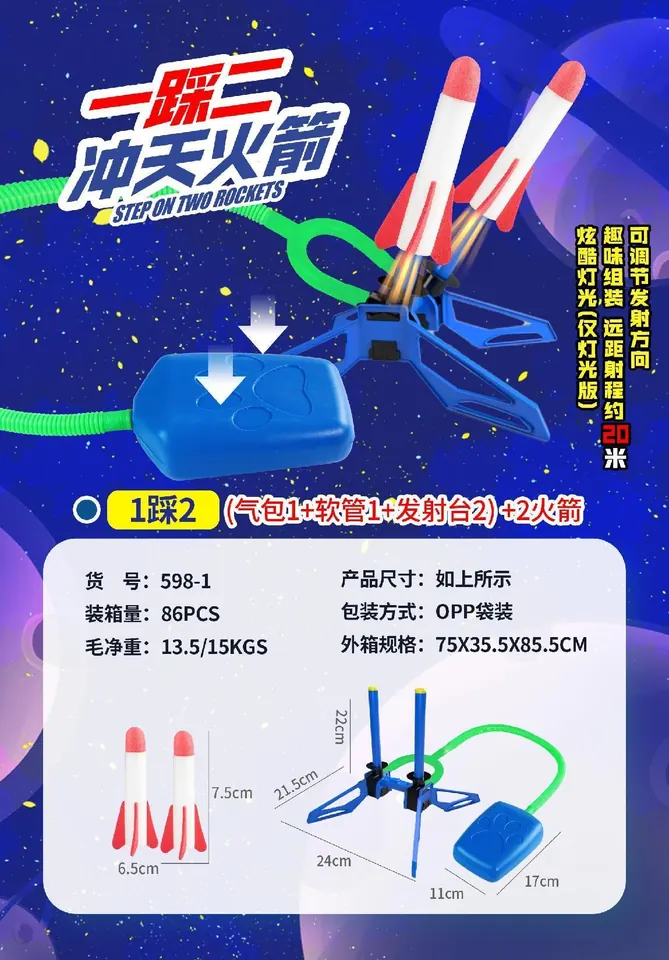 1. Step 1: Activate The Sky Rocket. English-Language Coloring Book wholesale from Qili Toys