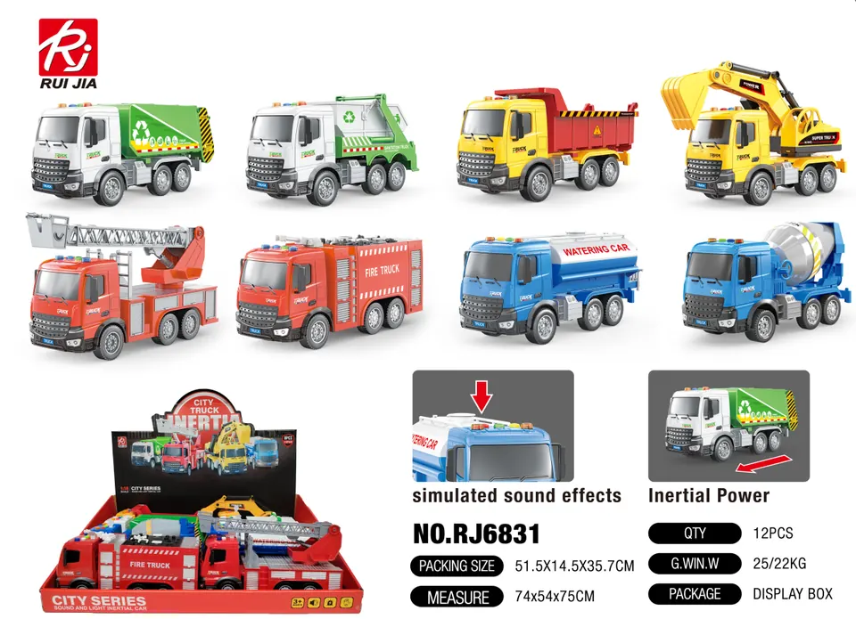 1:18 Scale Display Case With Inertia, Lights, And Sound (1 case contains 8 models) Display Box wholesale from Qili Toys