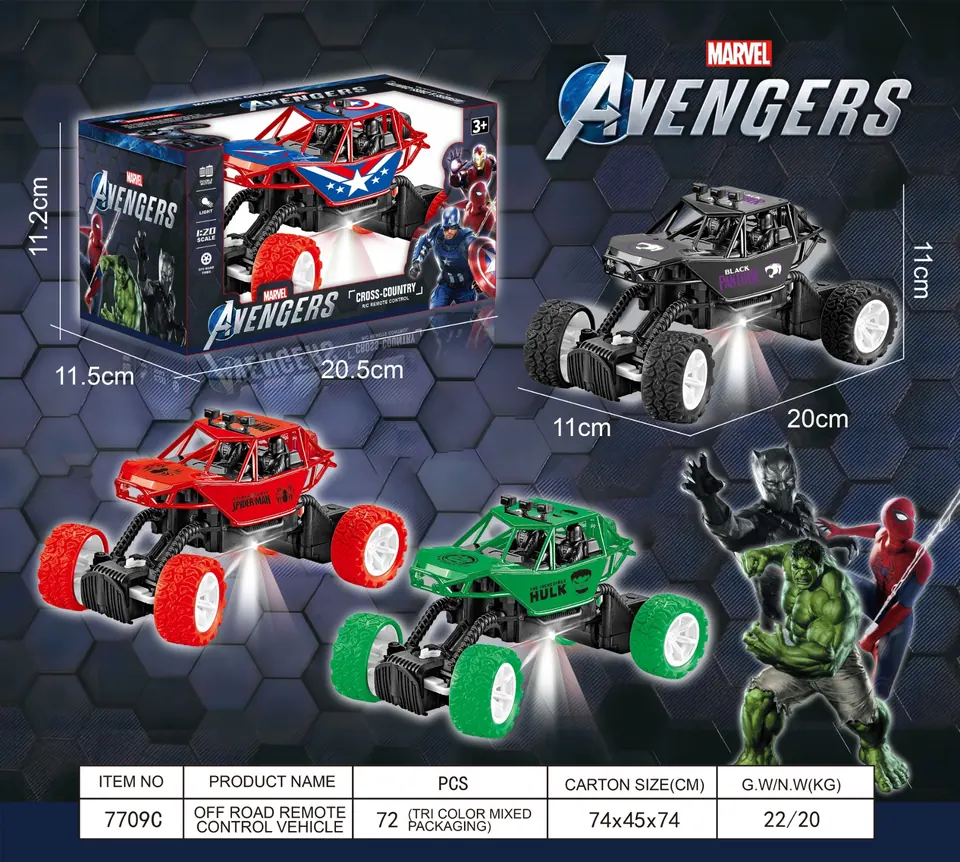 1:20 Climbing Off-Road Remote Control Vehicle (battery not included) Window Box wholesale from Qili Toys