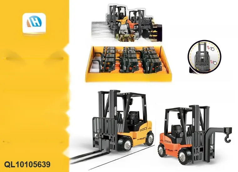 1:32 Alloy Friction Forklift Display Box Display Box wholesale from Qili Toys
