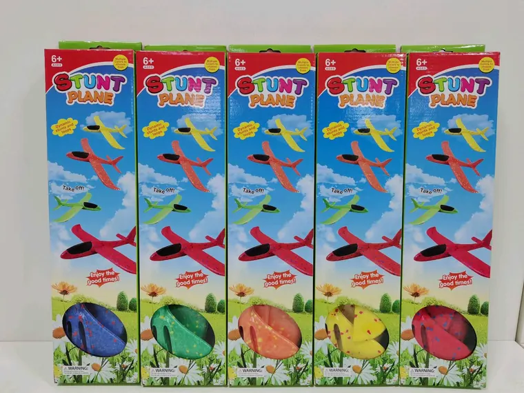 48-Piece Foam Airplane Set, Packaged In A Box Window Box wholesale from Qili Toys