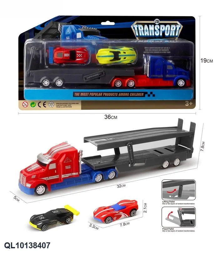 AB Tractor + AB Sports Car Double-Layer Thermoforming wholesale from Qili Toys