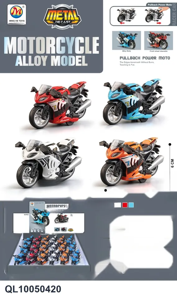 Alloy Pull-Back Car Display Box wholesale from Qili Toys
