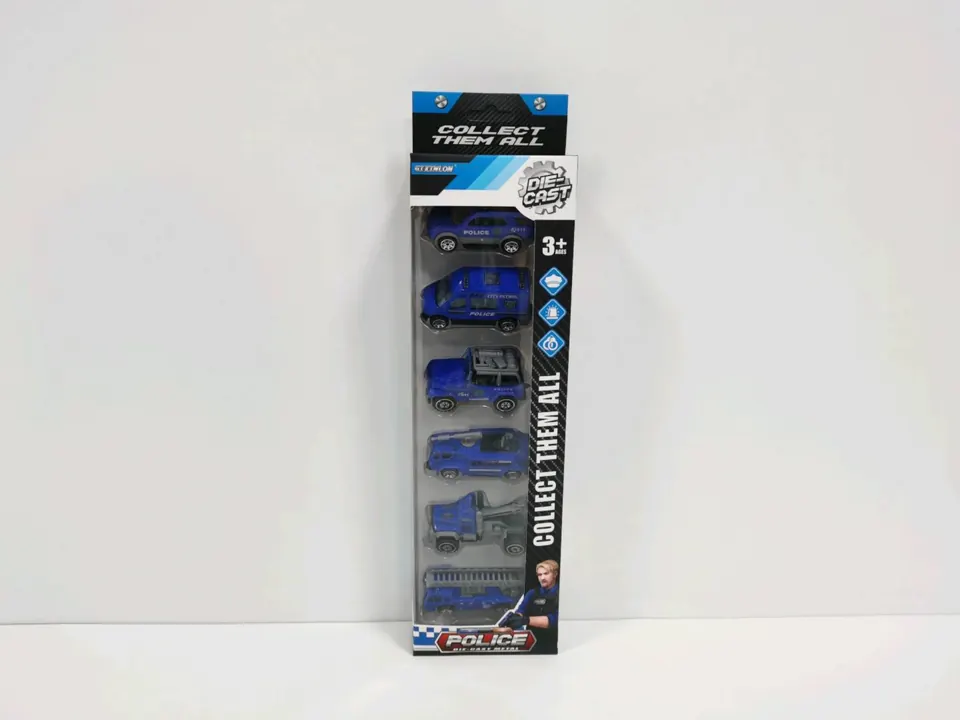 Alloy Taxi Police Car Window Box wholesale from Qili Toys