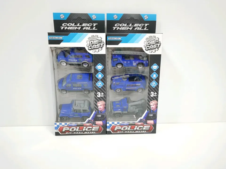 Alloy Taxi Police Car Window Box wholesale from Qili Toys