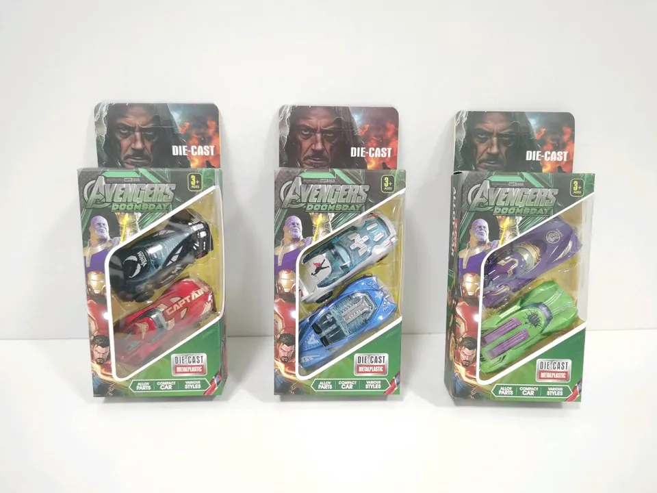 Avengers Simulation Alloy Car/2 Pack Window Box wholesale from Qili Toys