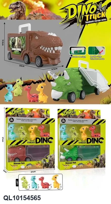 Dinosaur Storage Cart Window Box wholesale from Qili Toys