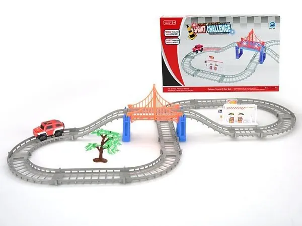 Extremely Fast Electric Rail Car Color Box wholesale from Qili Toys