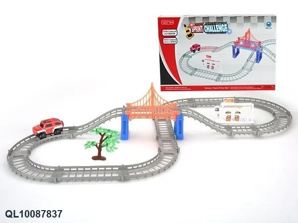 Extremely Fast Electric Rail Car Color Box wholesale from Qili Toys