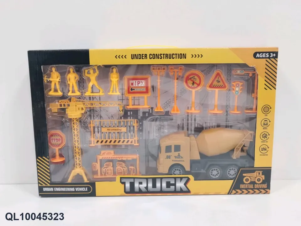 Inertia Engineering Vehicle (2 types mixed) Window Box wholesale from Qili Toys