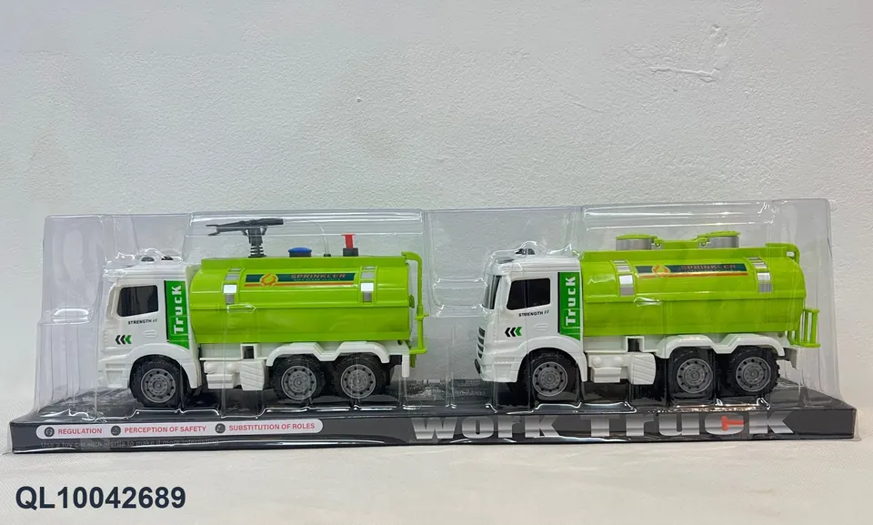 Inertia's New 2-Pack (fluorescent water spray truck) P-Cover/Box Base wholesale from Qili Toys