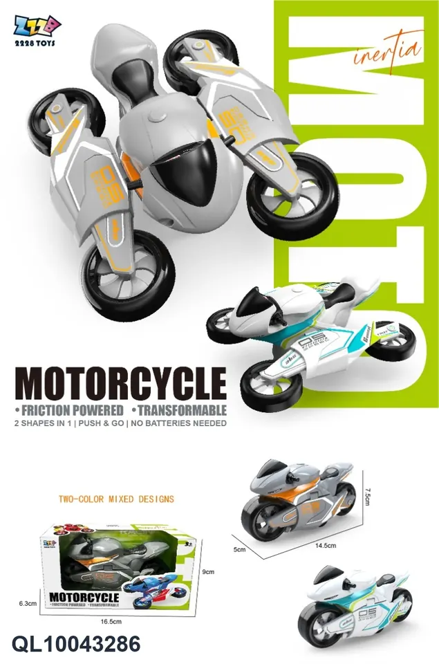 Inertial Deformation Motorcycle Window Box wholesale from Qili Toys