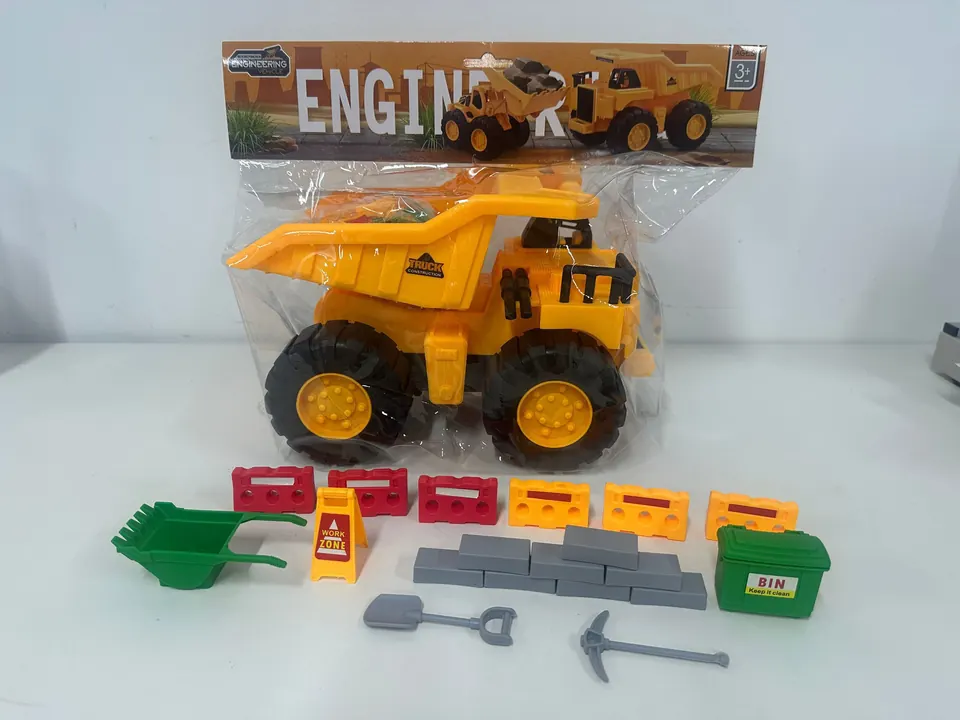 Inertial Engineering Vehicle Set PVC Header Bag wholesale from Qili Toys