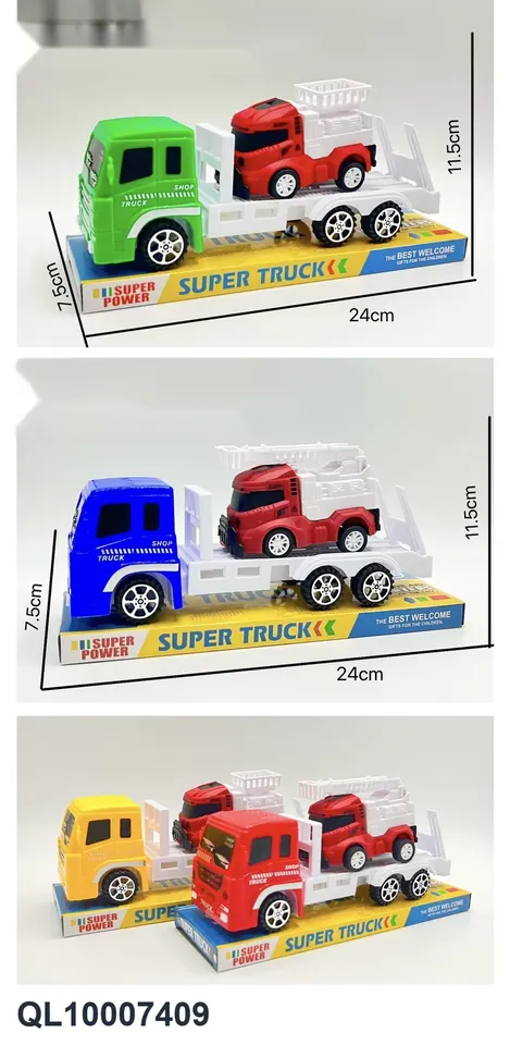 Inertial Engineering Vehicle-Mounted Sliding Fire Truck P-Cover/Box Base wholesale from Qili Toys