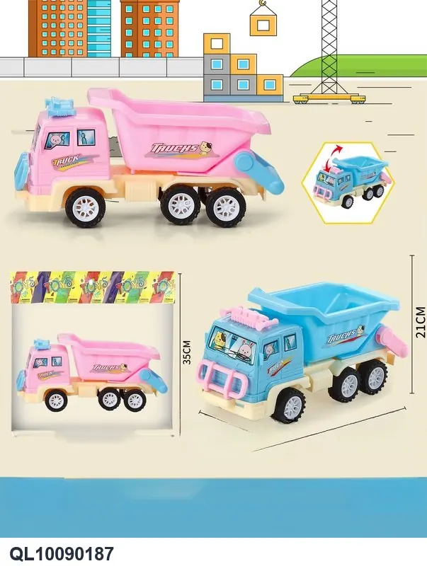 Inertial Engineering Vehicle OPP Bag wholesale from Qili Toys
